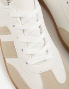 seastar Adidași Bej și Alb în stil Tenis cu dungi Danareth