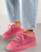 seastar Adidași Fucsia cu Talpă Groasă cu Zirconiu Lisariana
