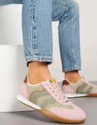 seastar Adidași Roz-Verde cu Motiv Geometric și Împletitură Laniffia