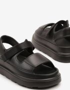 seastar Sandale Negre din Spumă cu Platformă cu arici Rosavinea