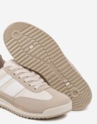 seastar Sneakers bej în Stilul Tenișilor Iconici cu Cusături Lelluria
