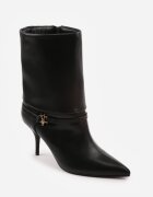 sergio todzi Botine elegante pe toc stiletto cu detaliu metalic Moelle Negre