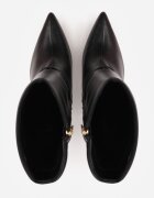 sergio todzi Botine elegante pe toc stiletto cu detaliu metalic Moelle Negre