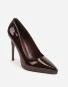 sergio todzi Pantofi stiletto lăcuiți cu ornament metalic de-a lungul tocului Nezdo Maro