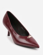 sergio todzi Pantofi stiletto pe toc kitten cu aplicație decorativă pe vârf Angarne Bordo