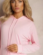  Set de trening clasic roz deschis cu bluză hanorac cangur și pantaloni jogger Salevia