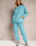  Set de Trening din 2 piese Albastru cu Bluză și Pantaloni Maddeve