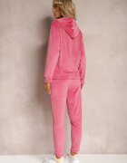  Set de trening Roz închis din velur Bluză cu glugă și Pantaloni Vilna