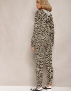  Set de trening Velur Verde-Bej Cu imprimeu de leopard Arvile