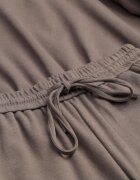  Set Din bumbac Verde închis Bluză scurtă cu elastic și Pantaloni largi cu șnur în talie Rionnea