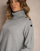  Set Gri din Viscoză și Modal Pantaloni cu Croială Largă și Maletă Decorată cu Nasturi Sassifra