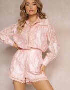  Set Roz din 2 piese Dantelat Jessita