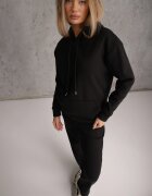  Set trening negru cu 2 piese bluză și pantaloni Orifira