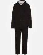  Set trening negru cu 2 piese bluză și pantaloni Orifira