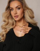  Set tricotat 2 piese Negru cu Rochie și Cardigan Mystice