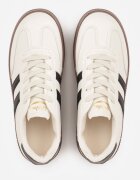 shosho Adidași Bej-Negre Sport cu Benzi Decorative și Cusături Wenilan