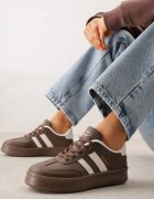 shosho Sneakers Maro Sport cu Benzi Decorative și Cusături Wenilan