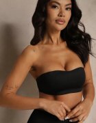 skin care Sutien Negru Tip Balconette Fără Armătură Zenzedi
