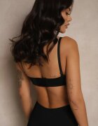 skin care Sutien Negru Tip Balconette Fără Armătură Zenzedi