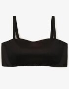skin care Sutien Negru Tip Balconette Fără Armătură Zenzedi