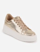  Sneakers Aurii cu talpă groasă Cernanda