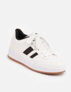  Sneakers Basic cu dungi laterale Adila Albi