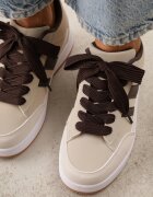  Sneakers Basic cu dungi laterale Adila Bej