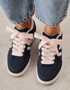  Sneakers Basic cu dungi laterale Adila Bleumarin