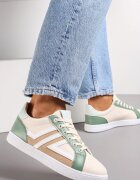  Sneakers Bej-Verzi cu inserții Lerlet