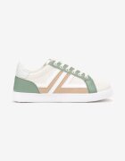  Sneakers Bej-Verzi cu inserții Lerlet