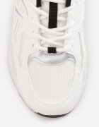  Sneakers Jutta cu partea superioară embosată și decorativă Albi