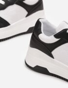  Sneakers Negri-Albi Cu șireturi Cu talpă groasă Ainne