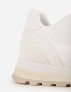  Sneakersi Albi Cu șireturi Cashe