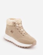  Sneakerși Bej închis De iarnă cu blană artificială Turelia