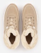  Sneakerși Bej închis De iarnă cu blană artificială Turelia