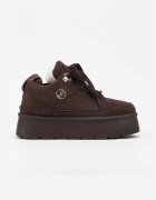  Sneakersy Maro din Piele întoarsă ecologică cu Talpă Groasă Căptușiți cu Blană Senavel