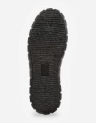  Sneakersy Negre Vices pe Platformă cu Embosare Decorați cu Perforații Leaniael
