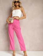sophyline Pantaloni Fucsia Elegante cu fermoar Andantino