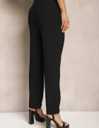 sophyline Pantaloni Negri Clasici High Waist Cu fermoar Xalona