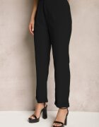 sophyline Pantaloni Negri Clasici High Waist Cu fermoar Xalona