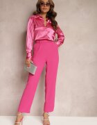 sophyline paris Pantaloni Fucsia cu Model Clasic cu Buzunare Dracaisa