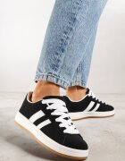 sport Adidași Negri Decorați Cu motiv de dungi Flortewi