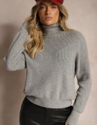 studio eleven Maletă Gri cu Viscoză și Fibră Strălucitoare Liadoraa