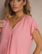 Sublevel Bluză Rozalie cu Viscoză cu Decolteu Triunghiular Tilimira