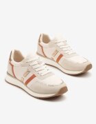 super mode Adidași bej cu model metalic Alusa