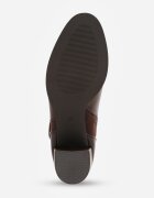 super mode Botine clasice pe toc gros decorate cu o curea elegantă cu cataramă Henrisa Maro