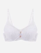  Sutien Alb Full Cup Decorat Cu Dantelă Raviera