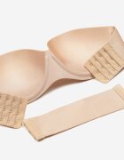  Sutien Bej Bardotă Push-up cu Bretea Suplimentară Miviene