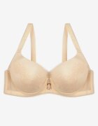  Sutien Bej Decorat cu Dantelă Full Cup Pasecia