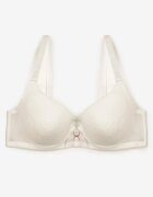  Sutien Bej deschis Decorat cu dantelă Full Cup Pasecia